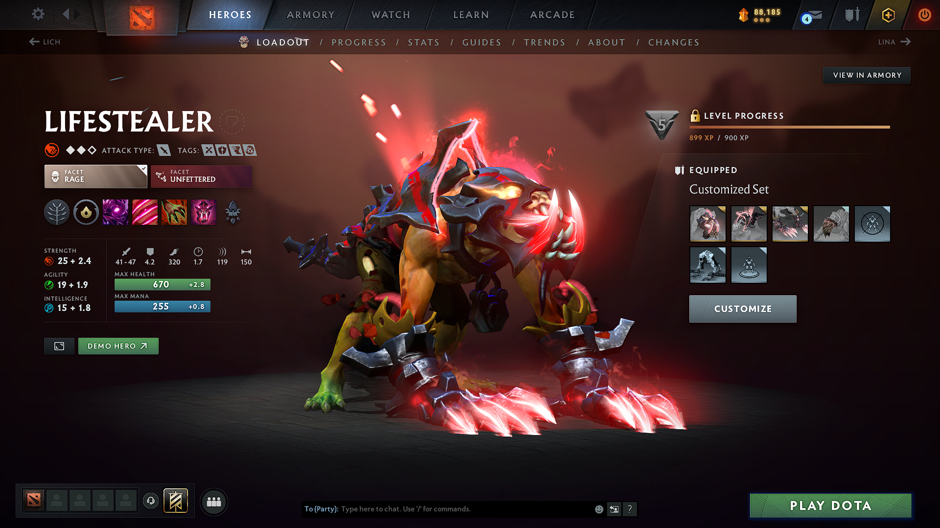 Legend V | MMR: 3575 - Behavior: 8180 - Communication: 8180