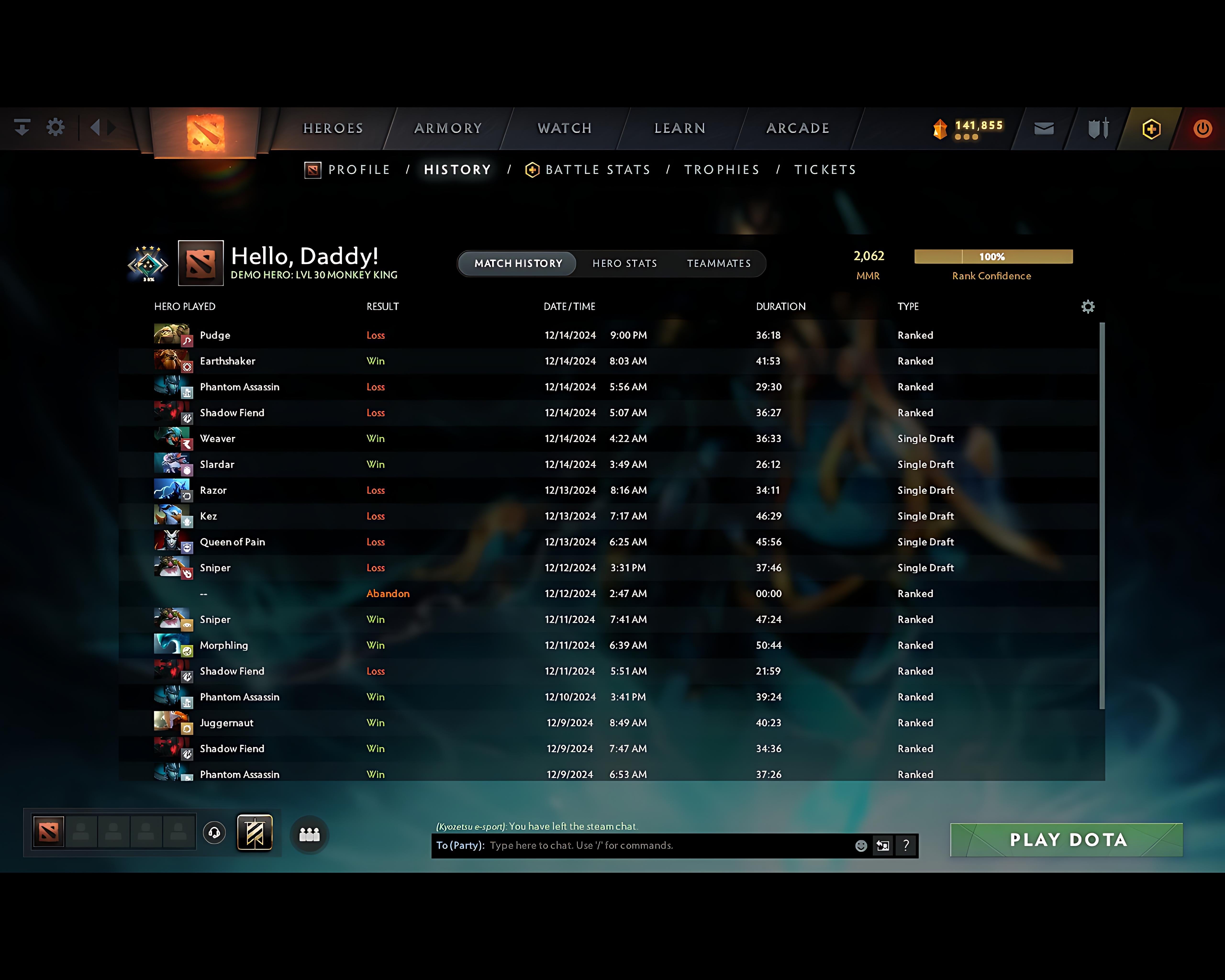 Crusader V | MMR: 2062 - Behavior: 8437