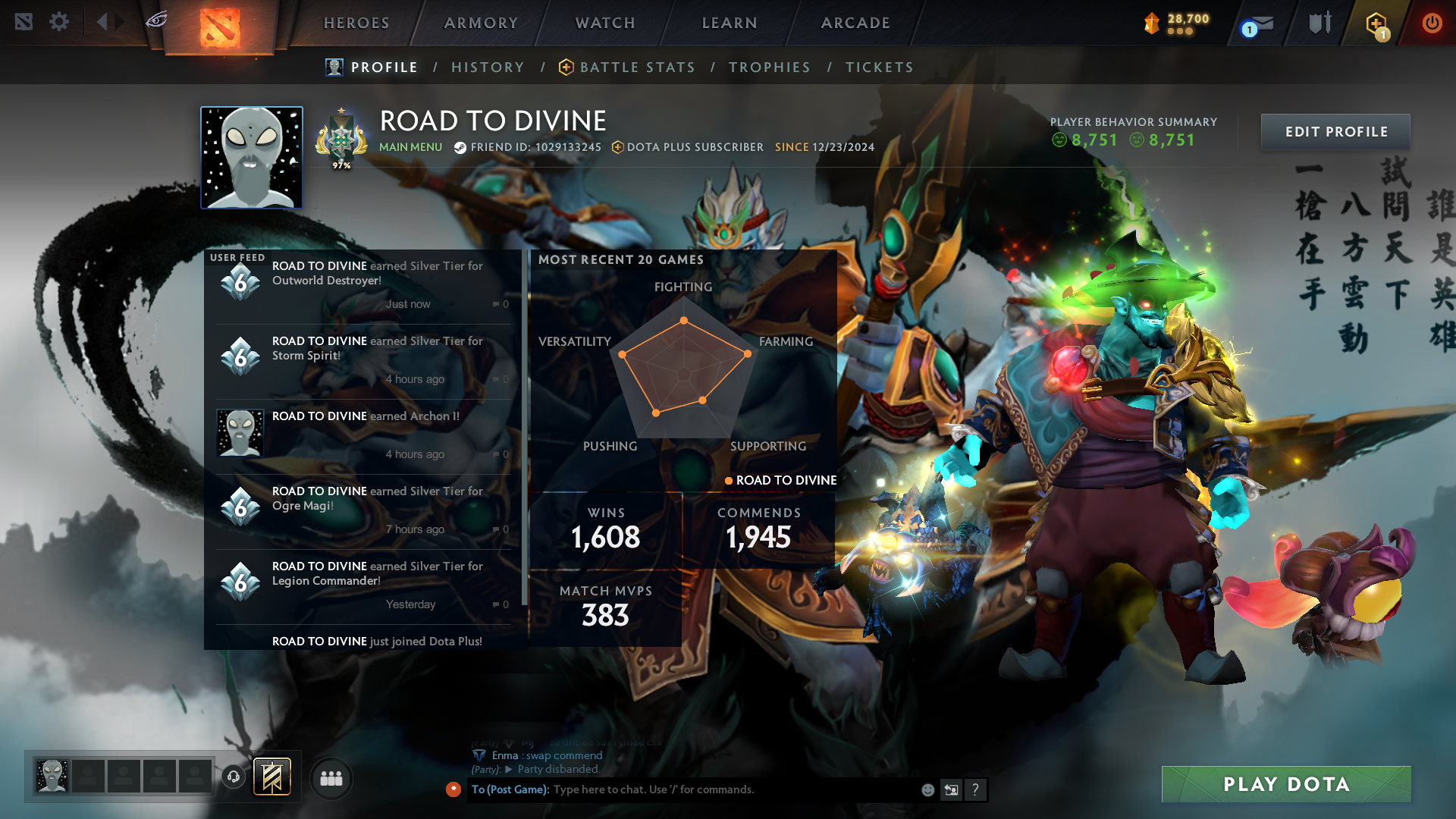 Archon I | MMR: 2100 - Behavior: 6000 - Communication: 6000