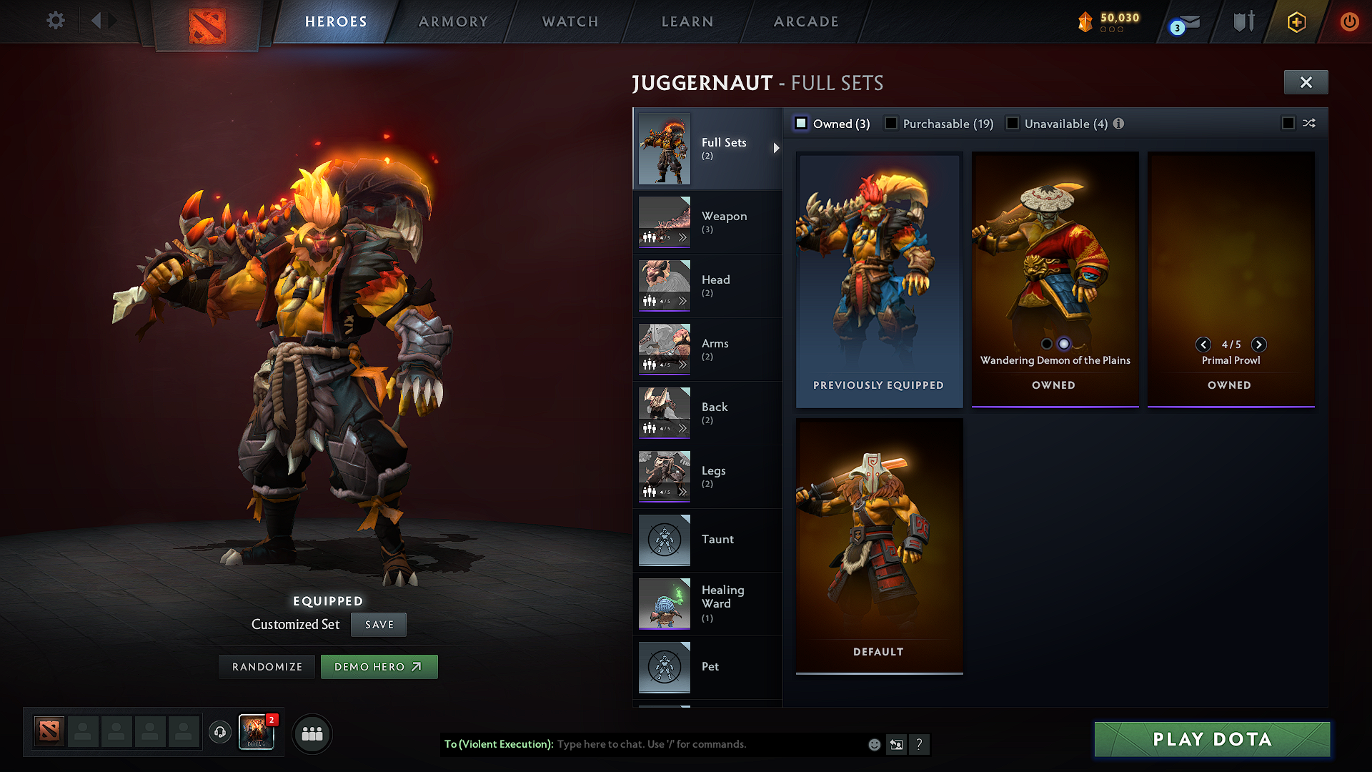 Legend I | MMR: 3111 - Behavior: 11120 - Communication: 11120