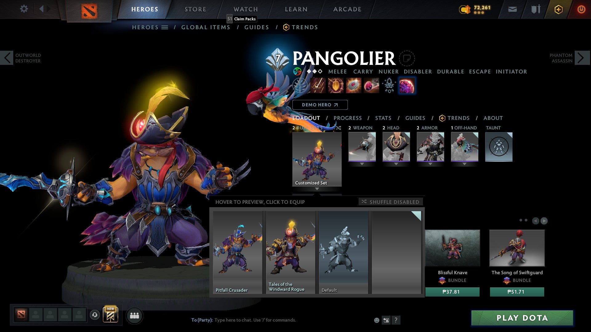 Archon V | MMR: 2856 - Behavior: 9920