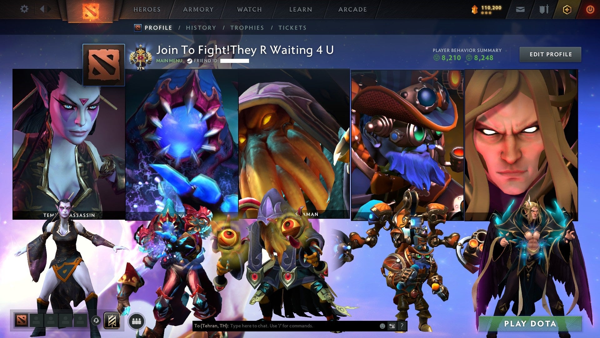 MMR: 3160 - Behavior: 8210