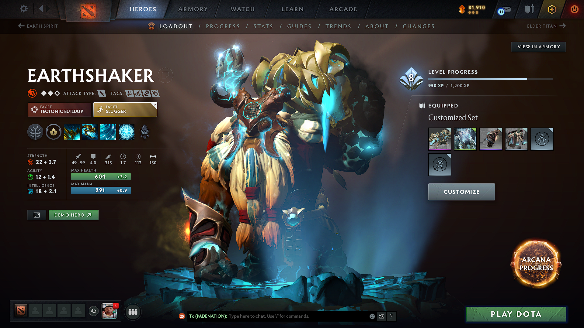 Legend I | MMR: 3100 - Behavior: 11914 - Communication: 11914