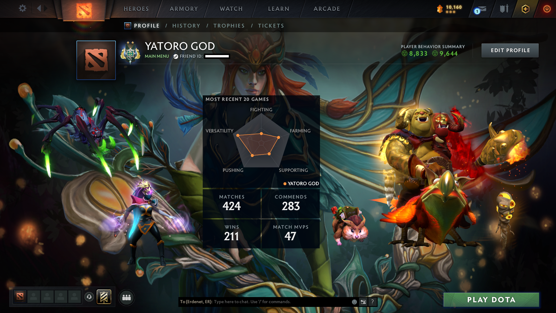 Archon II | MMR: 2400 - Behavior: 9644 - Communication: 8833