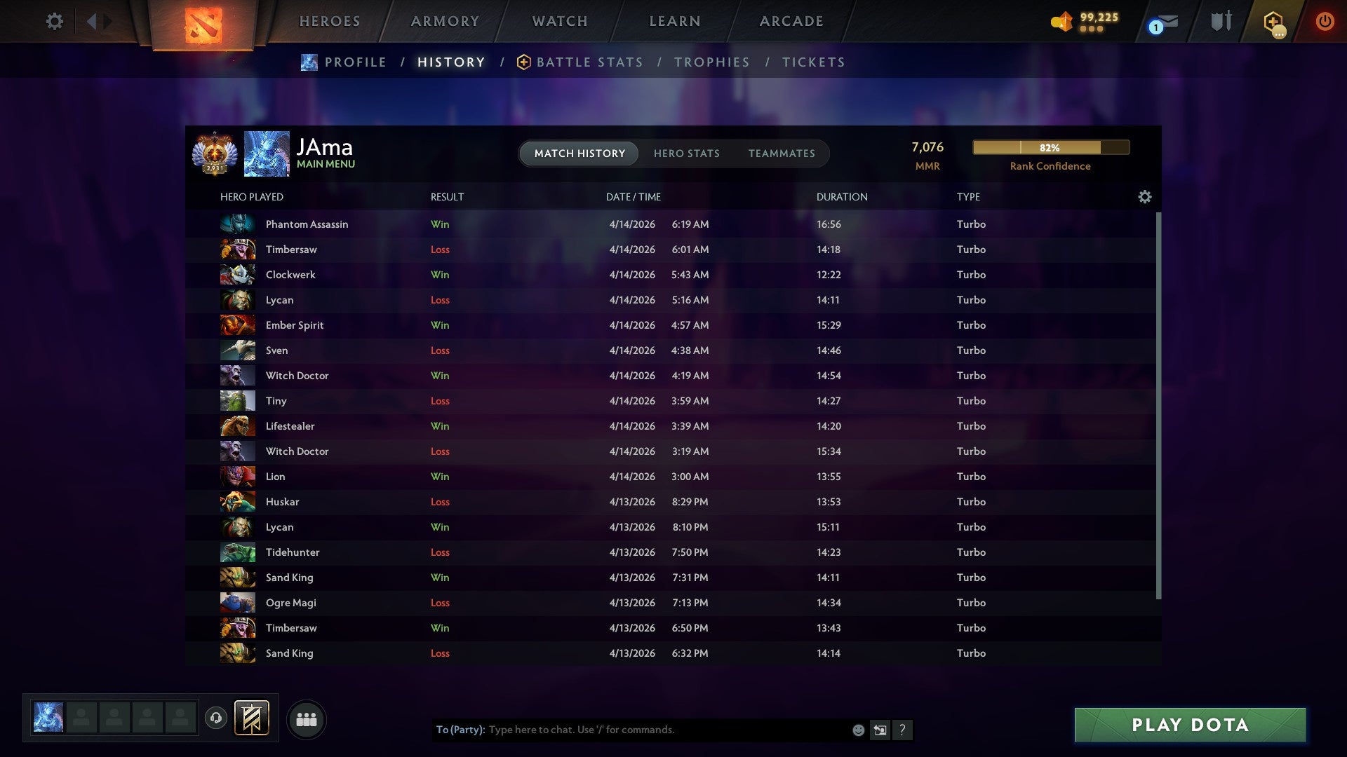 MMR: 7076 - Behavior: 12000