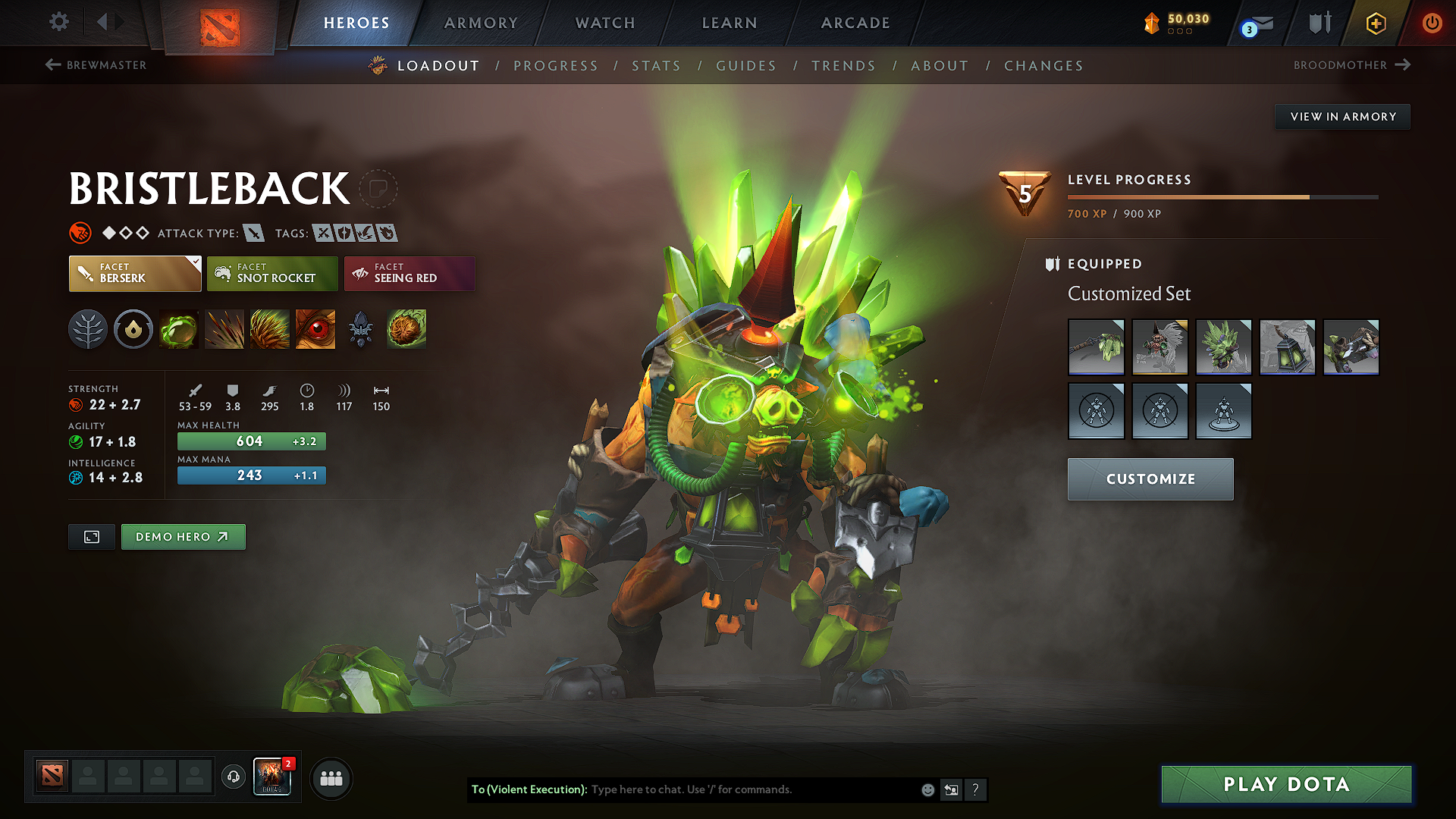 Legend I | MMR: 3111 - Behavior: 11120 - Communication: 11120