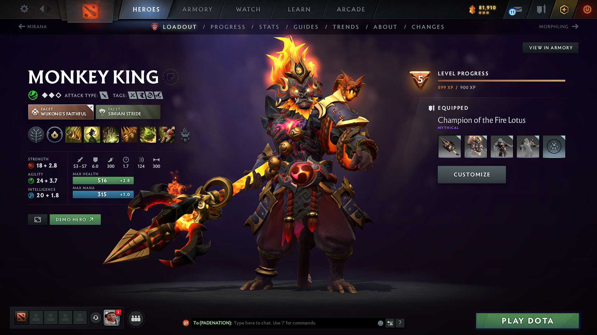 Legend I | MMR: 3100 - Behavior: 11914 - Communication: 11914