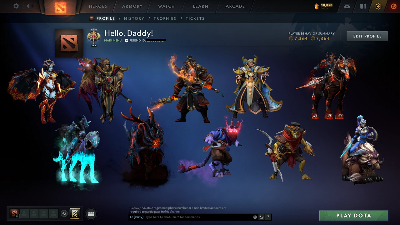 Legend III | MMR: 3404 - Behavior: 7364 - Communication: 7364