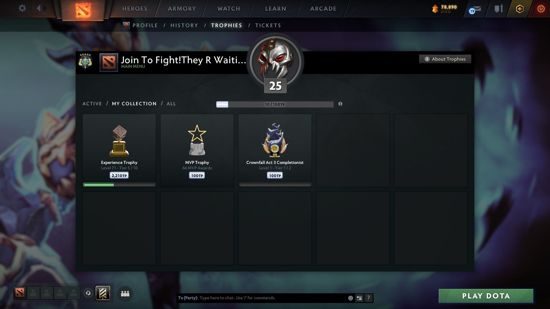 Archon V | MMR: 3553 - Behavior: 10725 - Communication: 10725