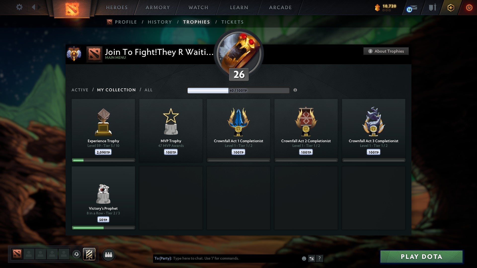 Immortal | MMR: 7718 - Behavior: 10471 - Communication: 10471