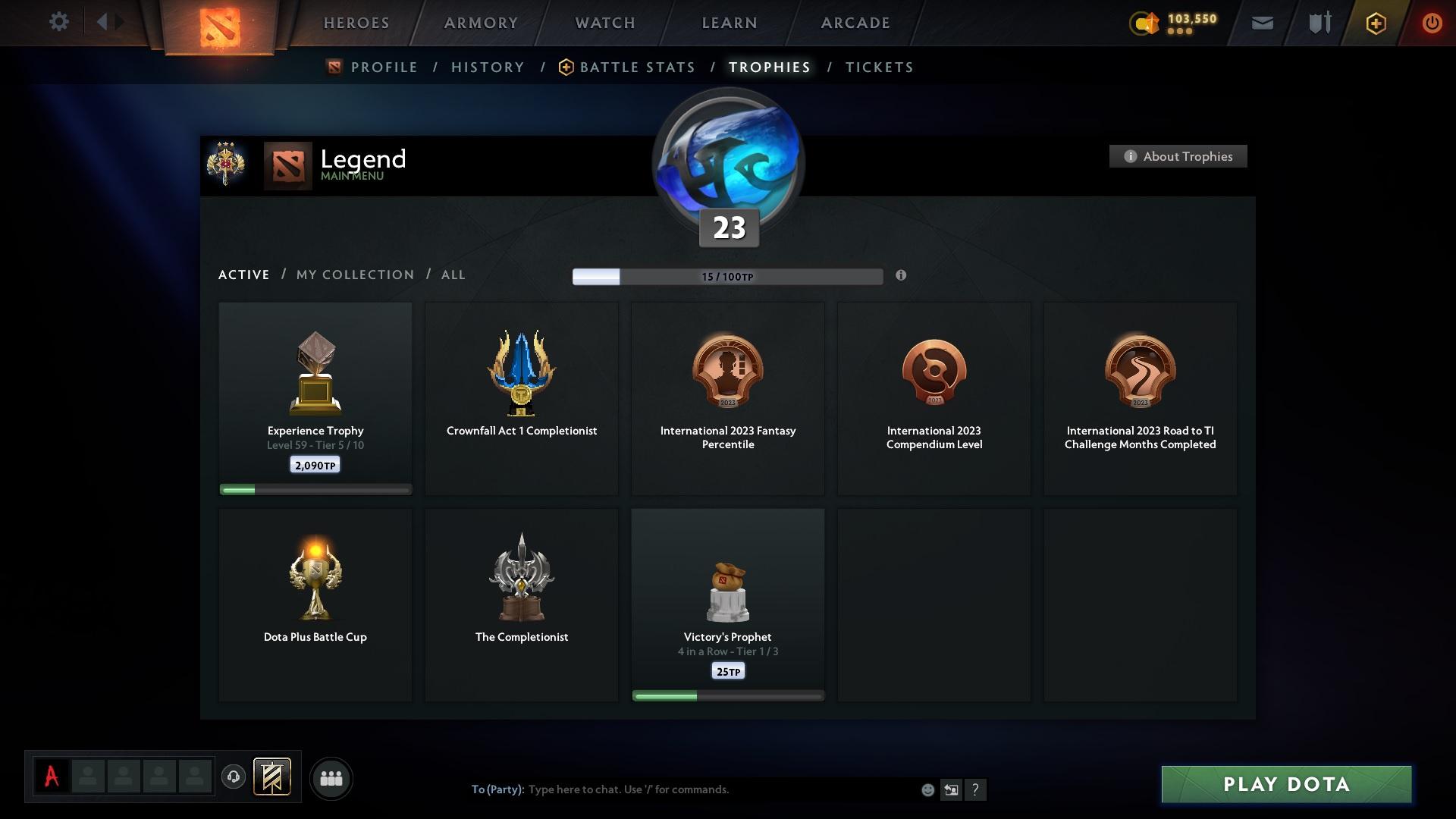 Legend III | MMR: 3332 - Behavior: 9113 - Communication: 9113