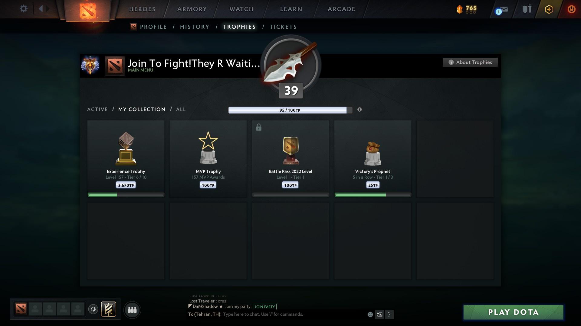 Immortal | MMR: 5840 - Behavior: 8046 - Communication: 8046