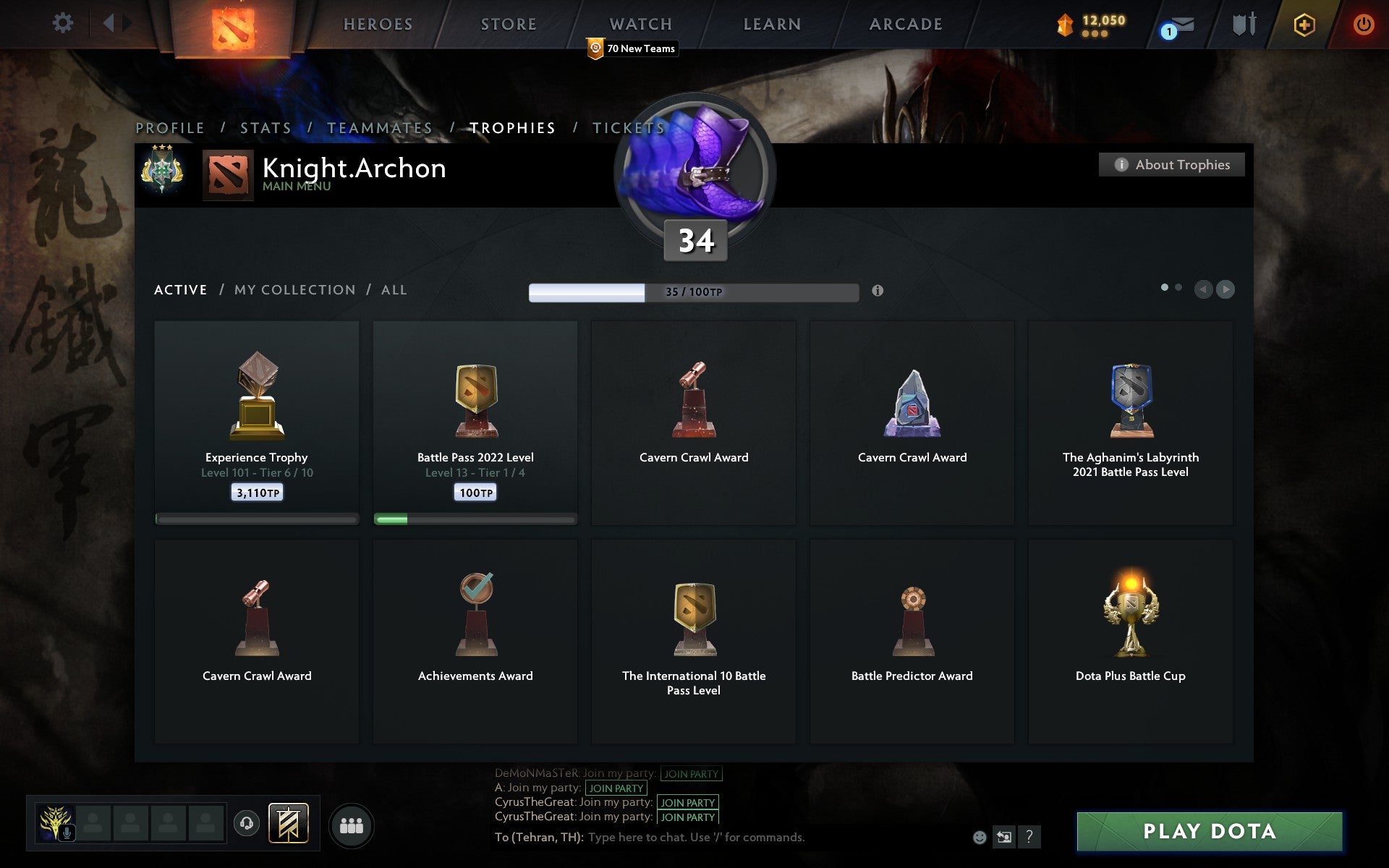 Archon III | MMR: 2514 - Behavior: 10000