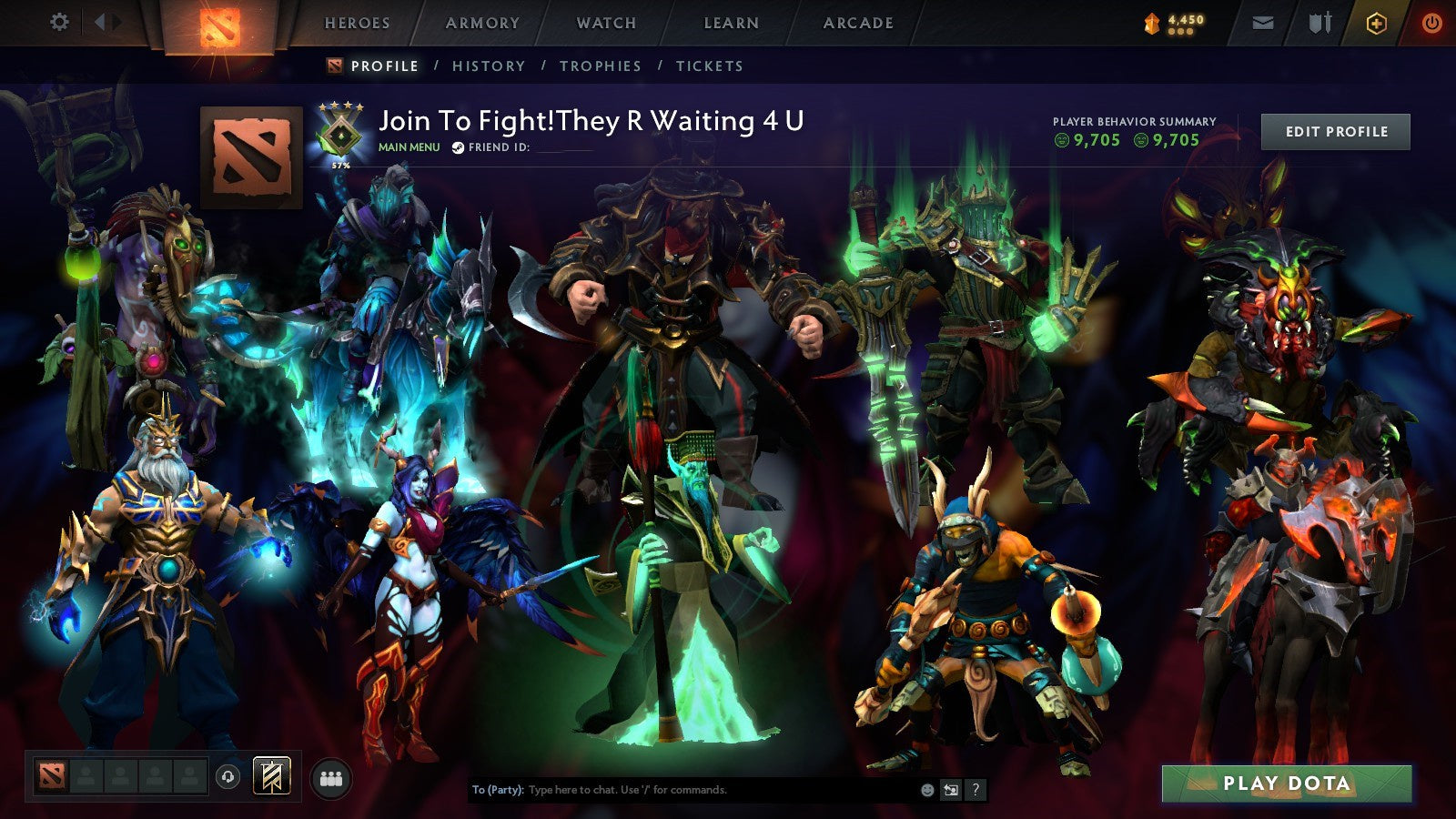 MMR: 590 - Behavior: 9705