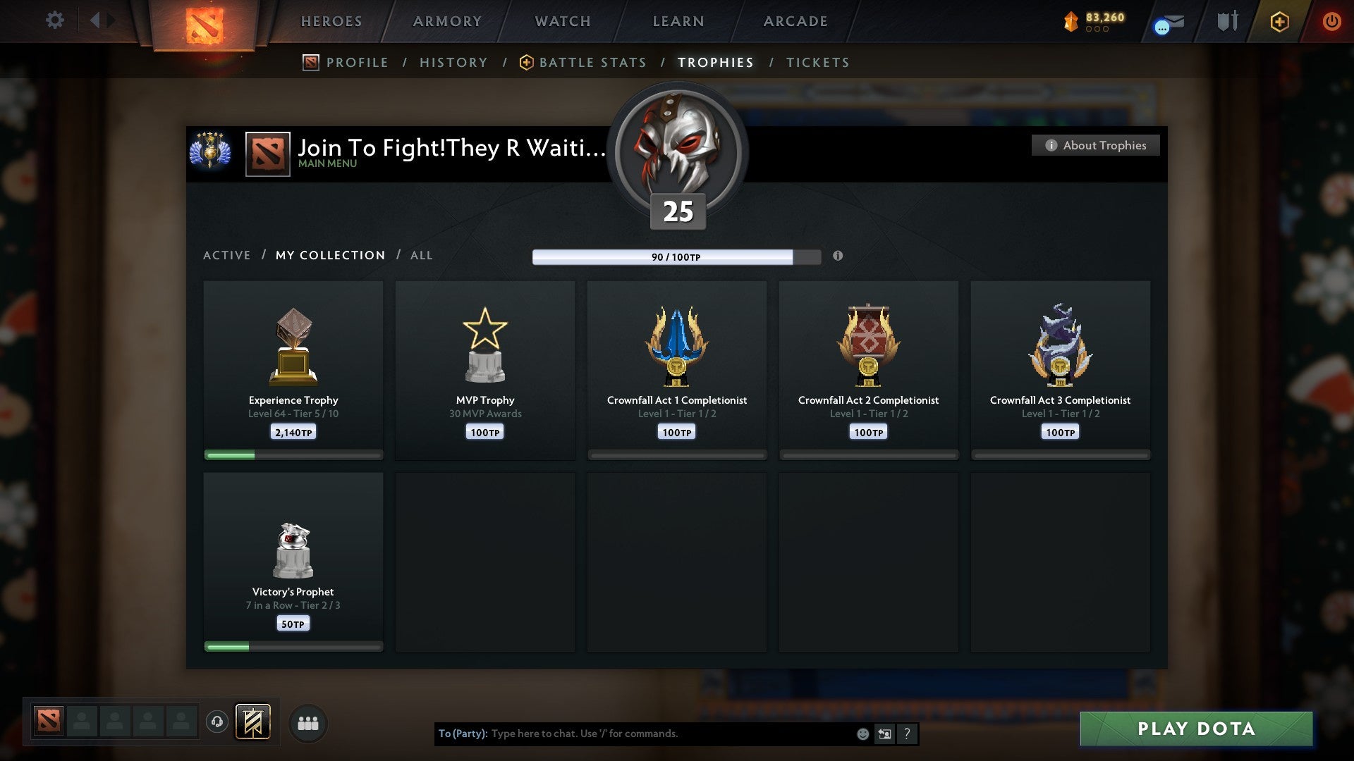 Divine V | MMR: 5353 - Behavior: 9832 - Communication: 9832