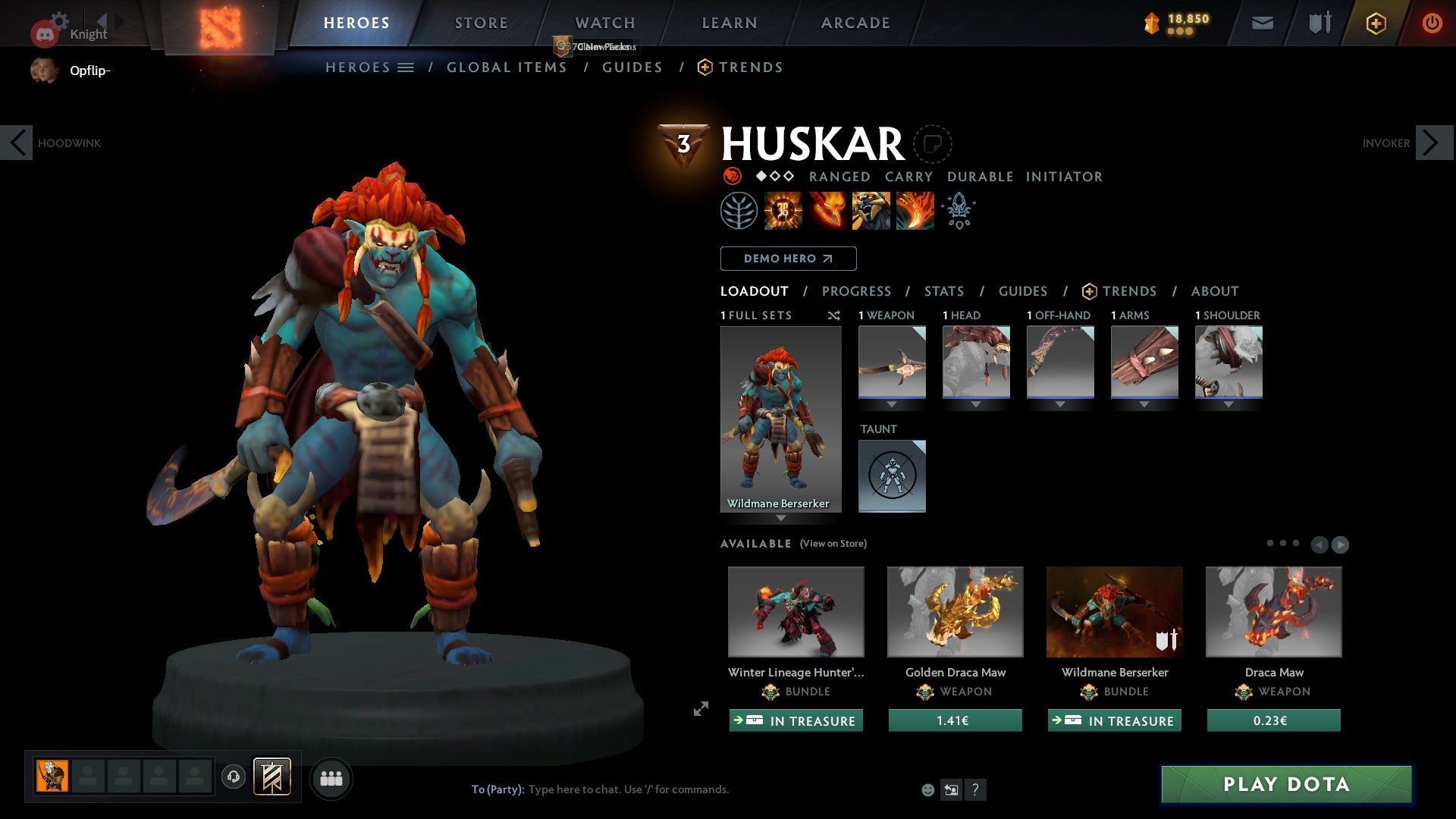 Herald I | MMR: 110 - Behavior: 9465