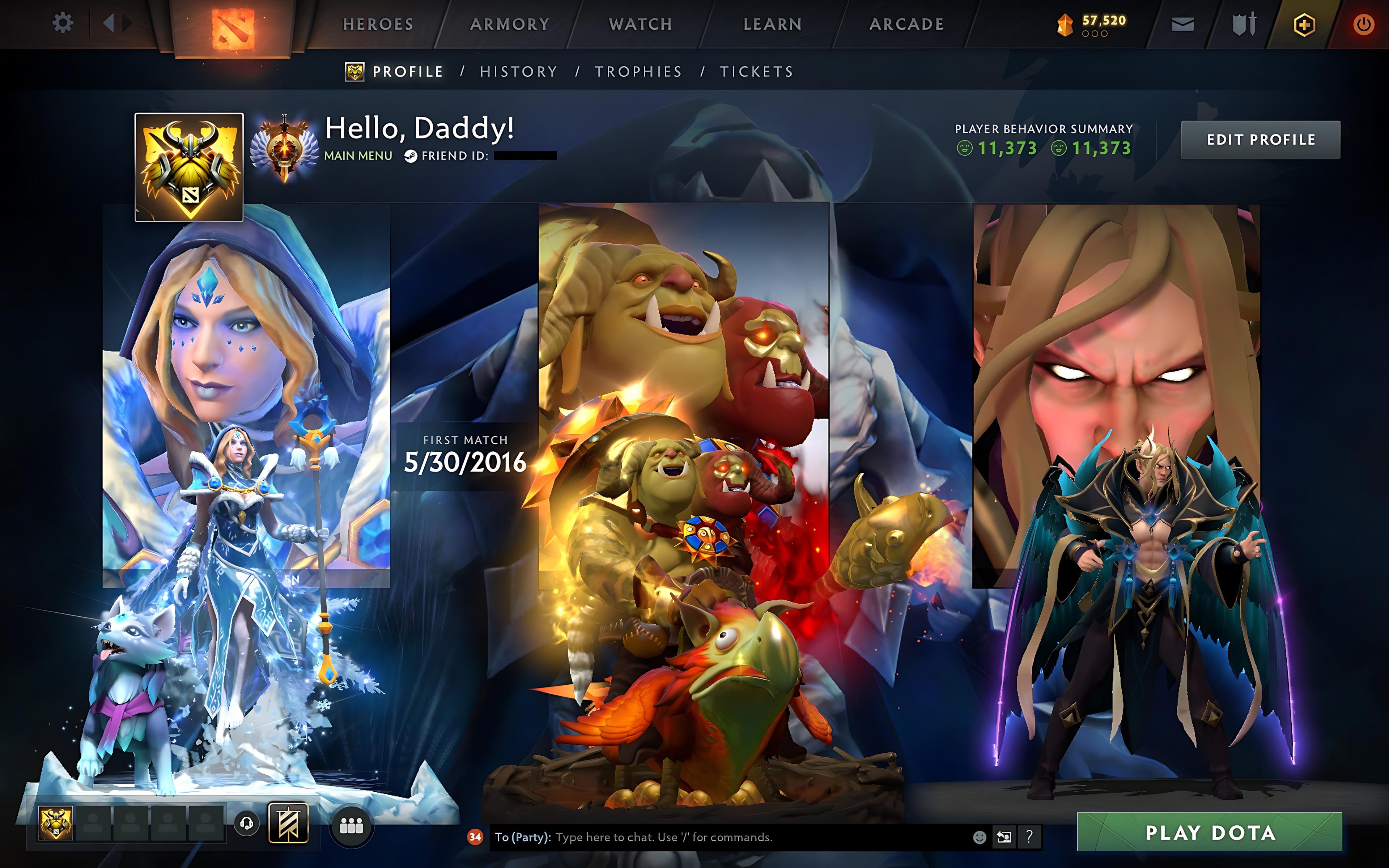 Immortal | MMR: 5784 - Behavior: 11373