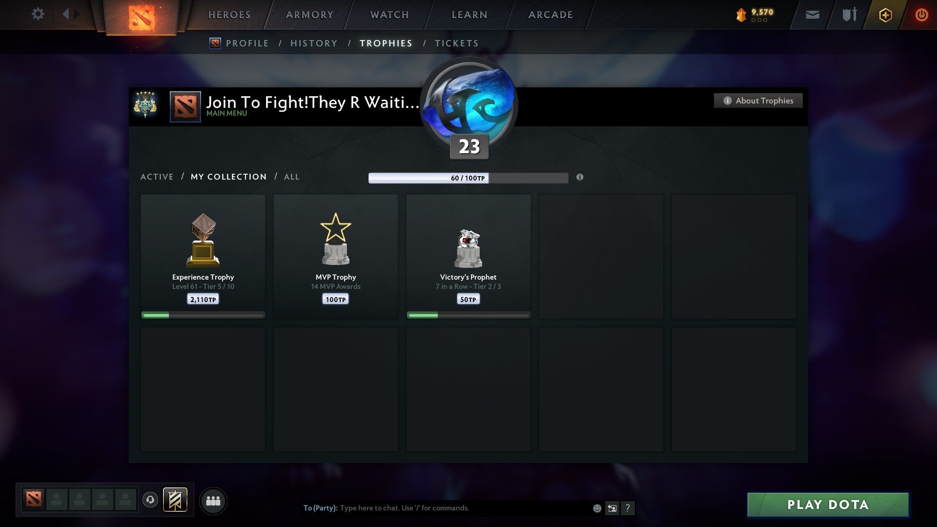 Archon V | MMR: 2819 - Behavior: 8098 - Communication: 8098