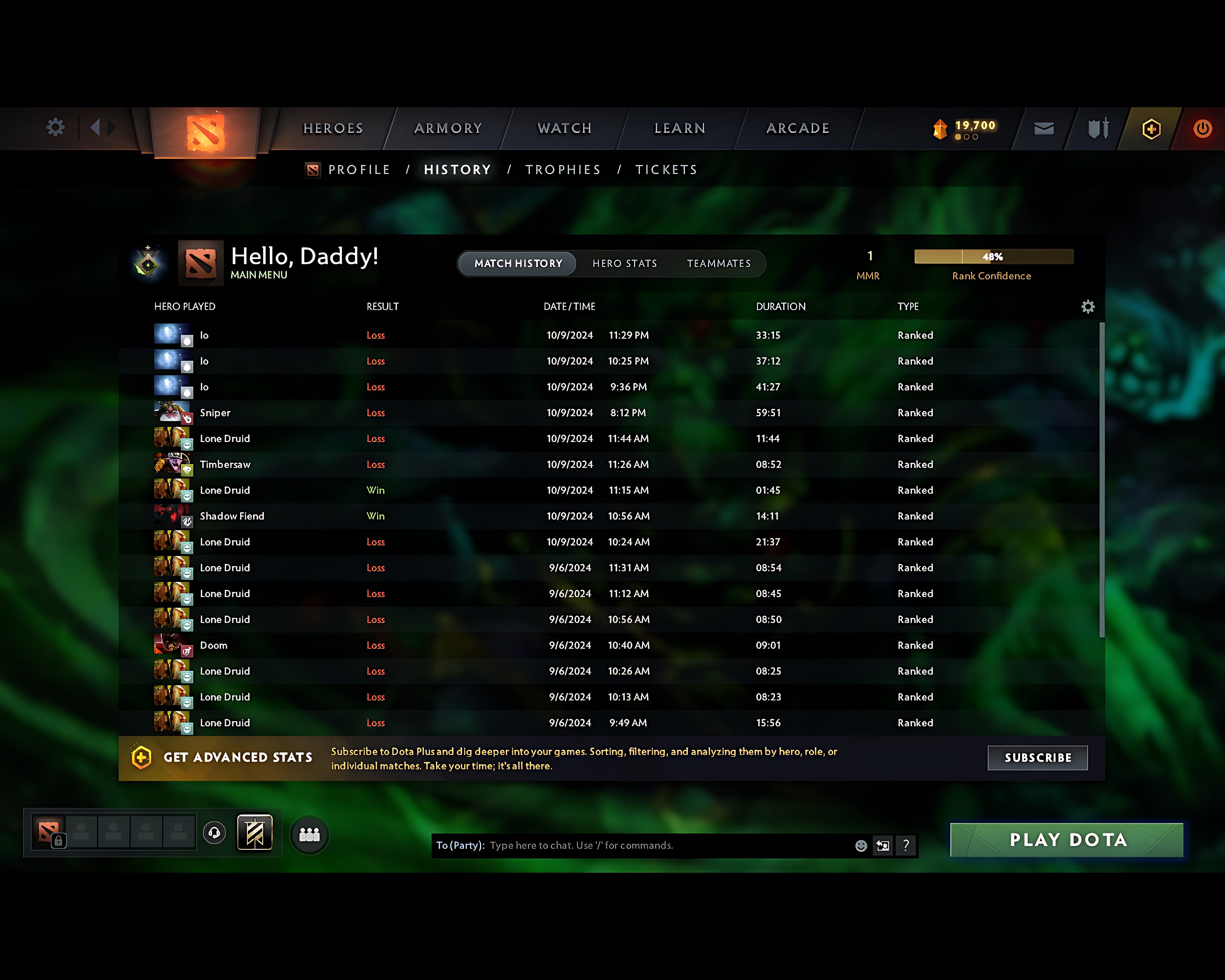 Herald I | MMR: 1 - Behavior: 7877