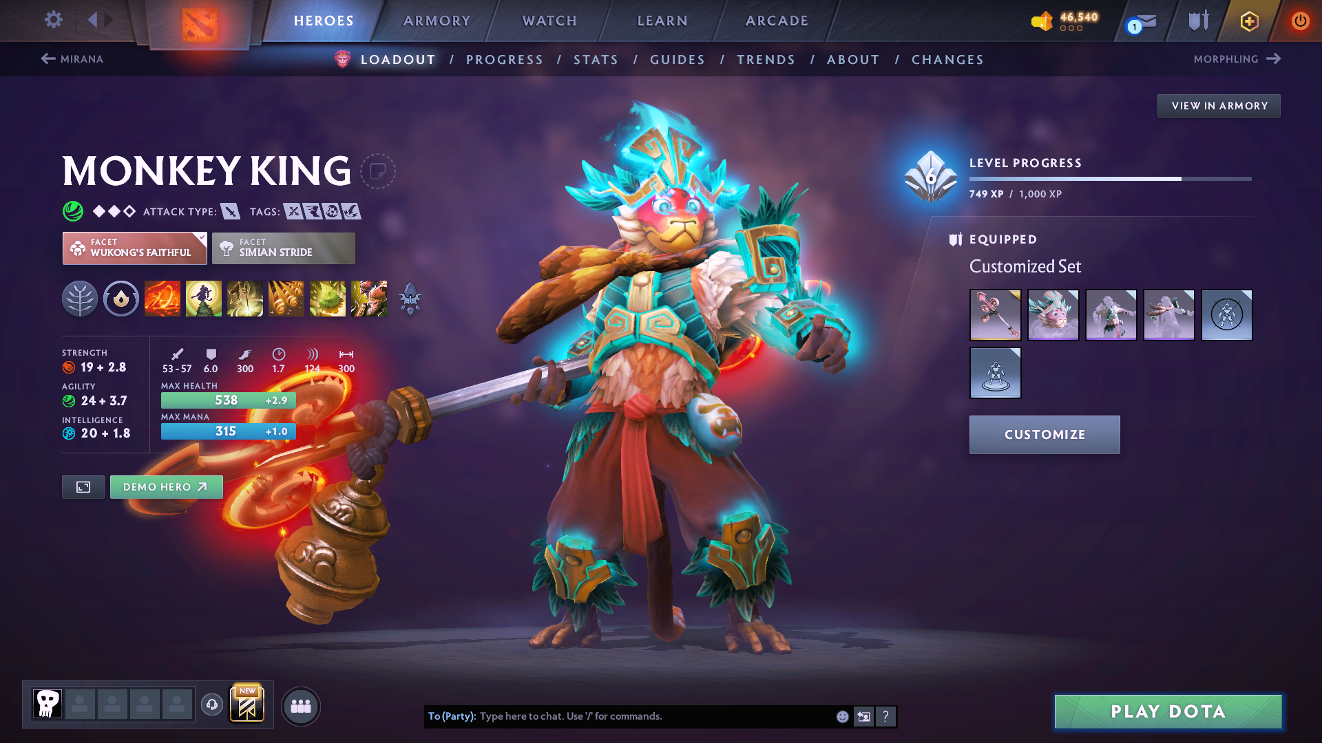 Legend V | MMR: 3689 - Behavior: 11490