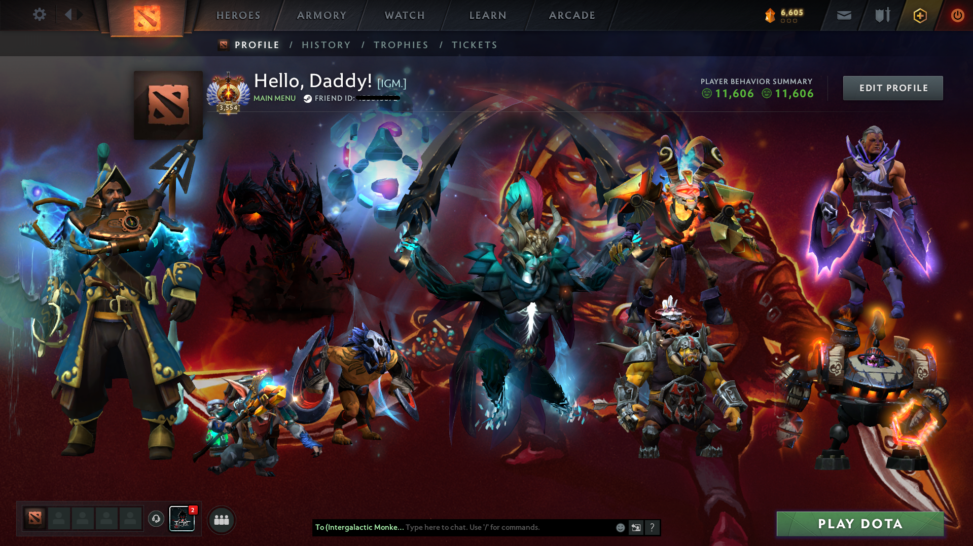 Immortal | MMR: 6644 - Behavior: 11606 - Communication: 11606