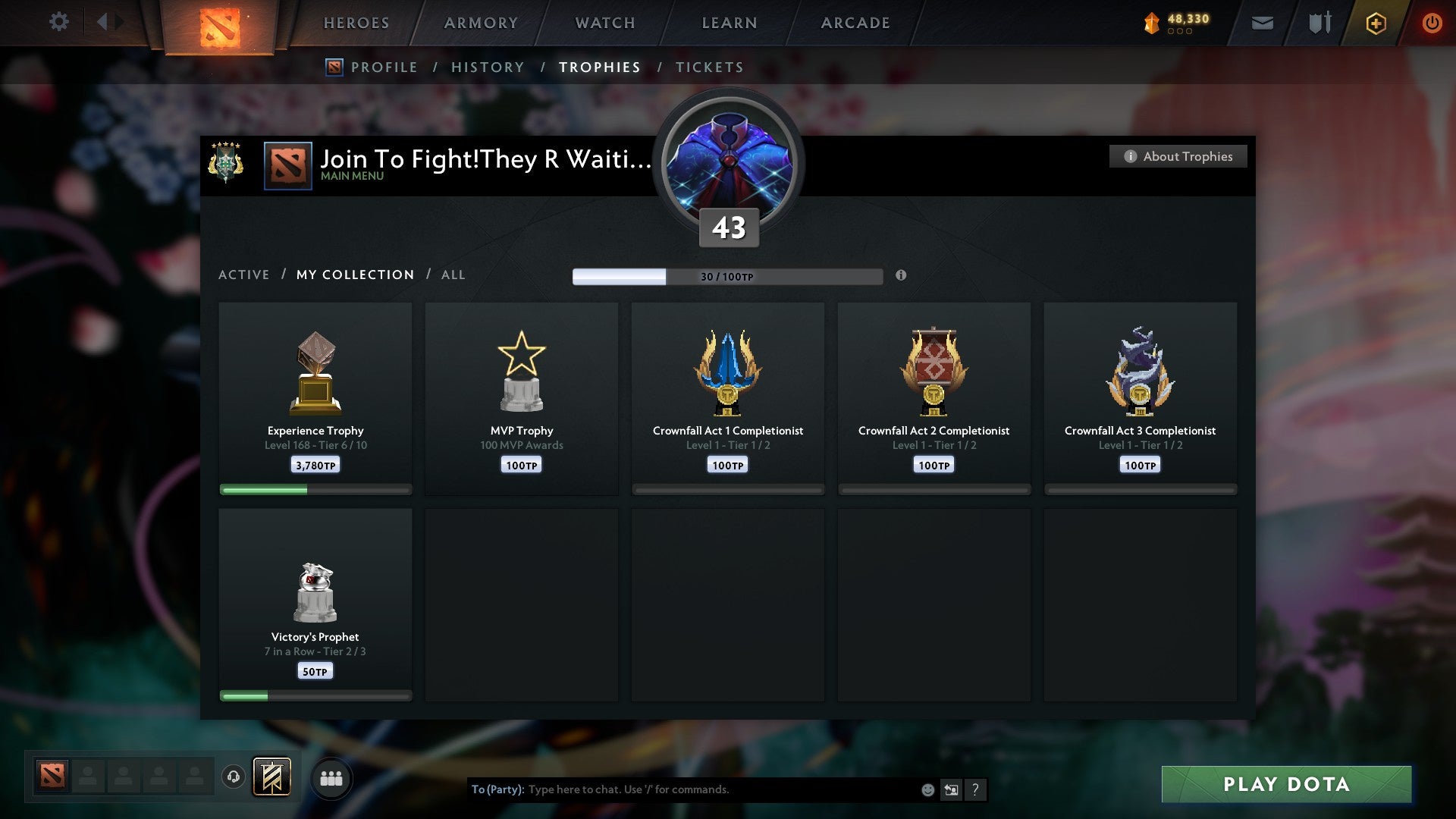 Archon V | MMR: 2860 - Behavior: 11759 - Communication: 11759