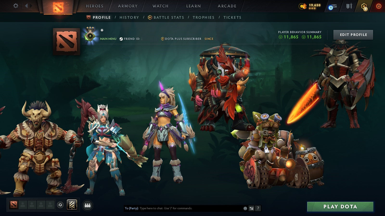 MMR: 295 - Behavior: 11865