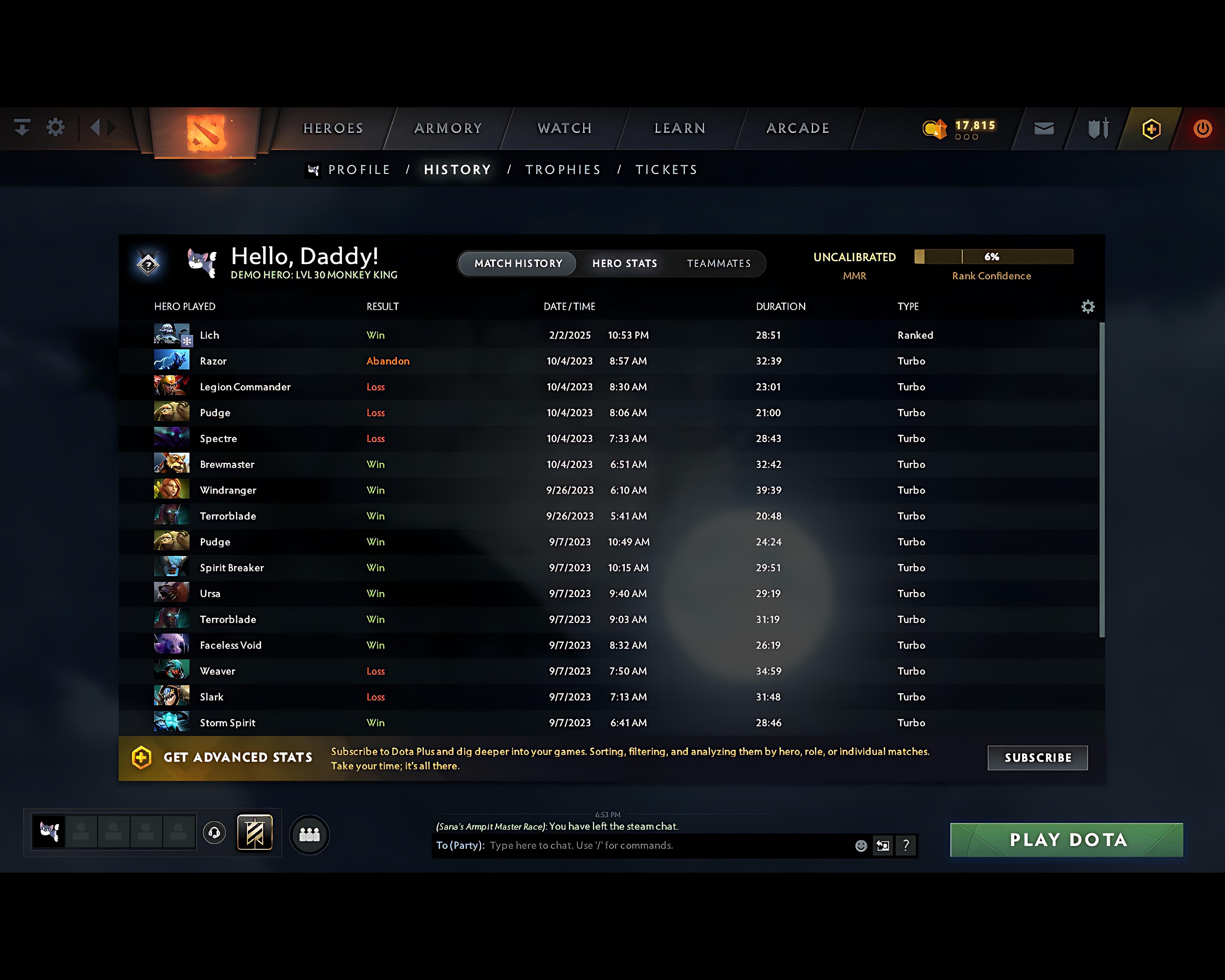 MMR: TBD - Behavior: 10465