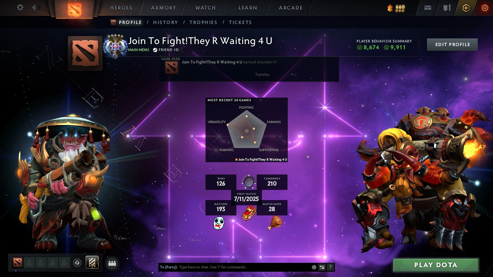 MMR: 4431 - Behavior: 9911