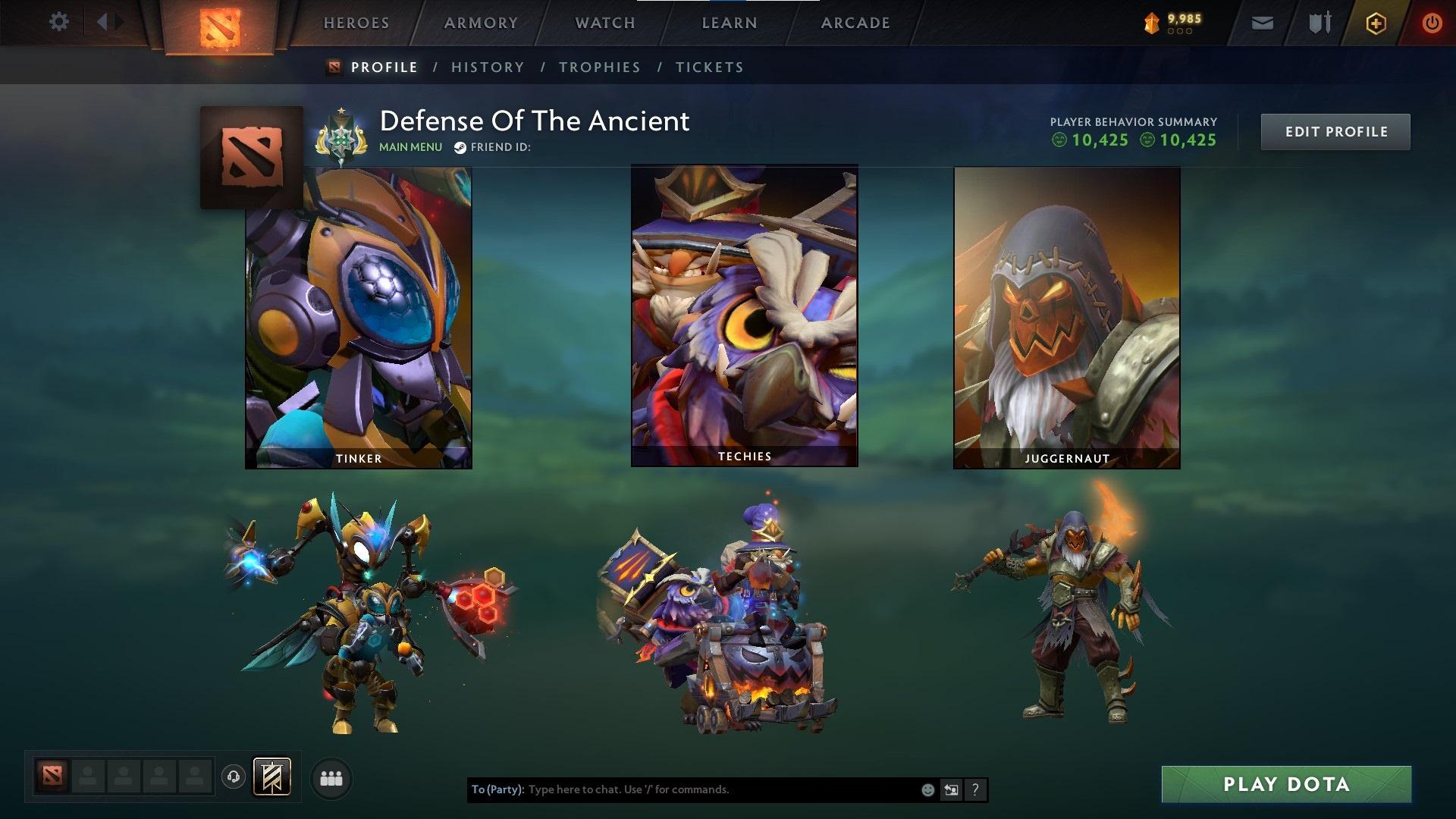 Archon I | MMR: 2302 - Behavior: 10425 - Communication: 10425