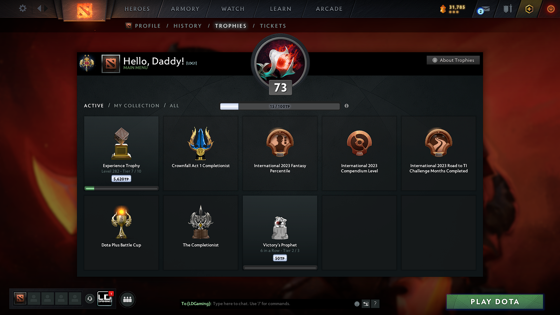 Legend II | MMR: 3235 - Behavior: 10609 - Communication: 10609