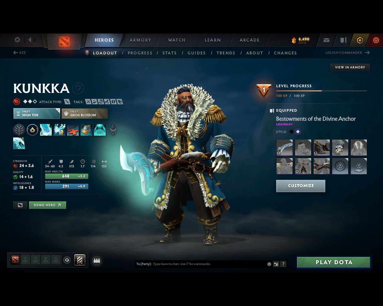 Legend II | MMR: 3221 - Behavior: 12000 - Communication: 12000