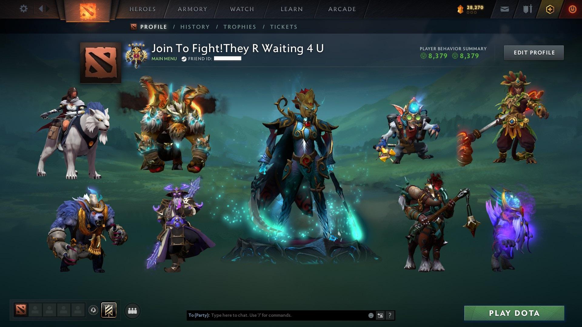 Legend V | MMR: 3634 - Behavior: 8379 - Communication: 8379