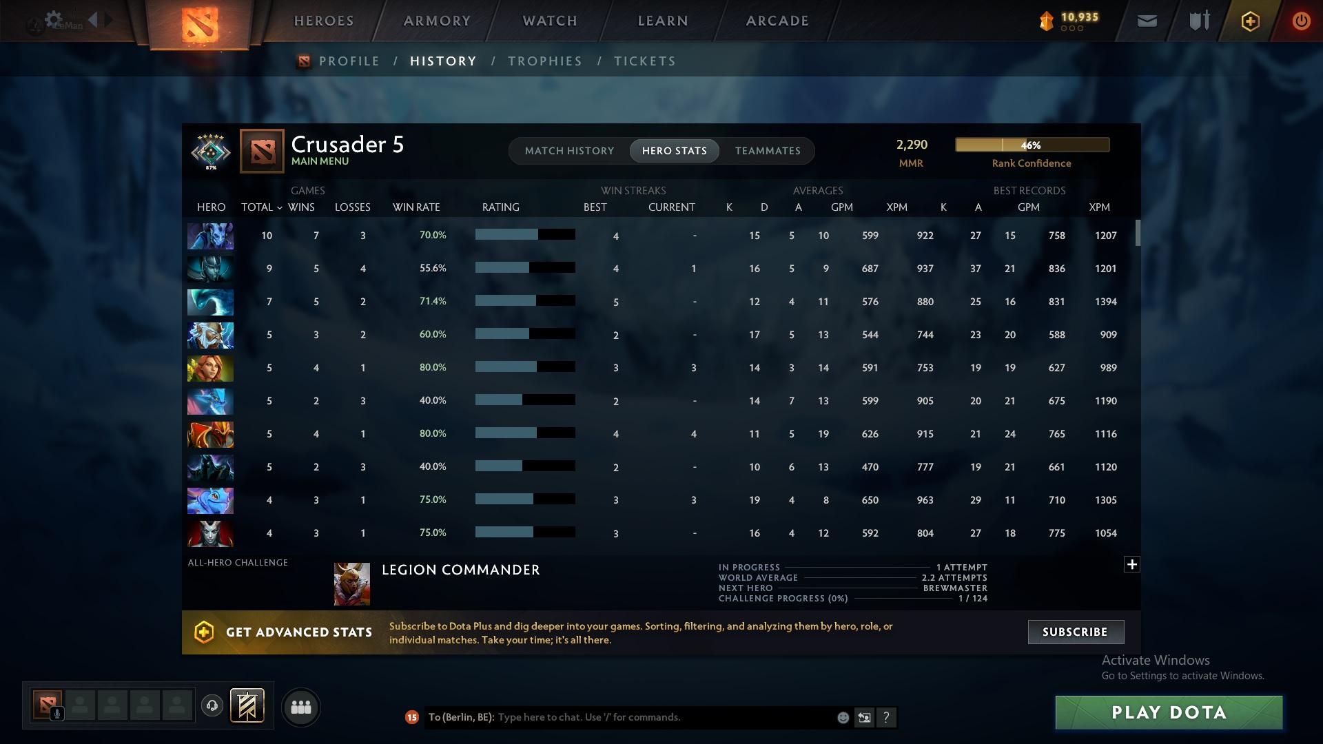 Crusader V | MMR: 2290 - Behavior: 9952 - Communication: 9952