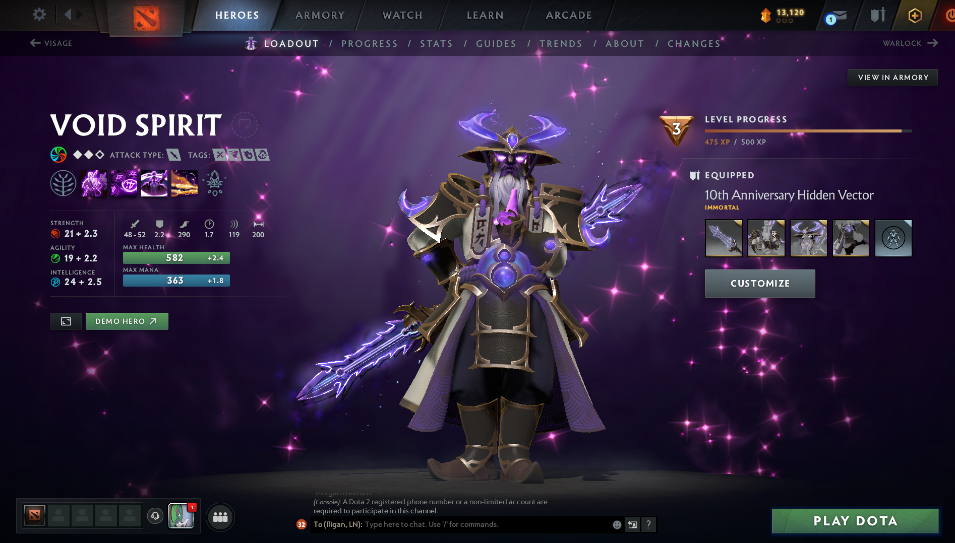 Legend V | MMR: 3695 - Behavior: 10773 - Communication: 10773