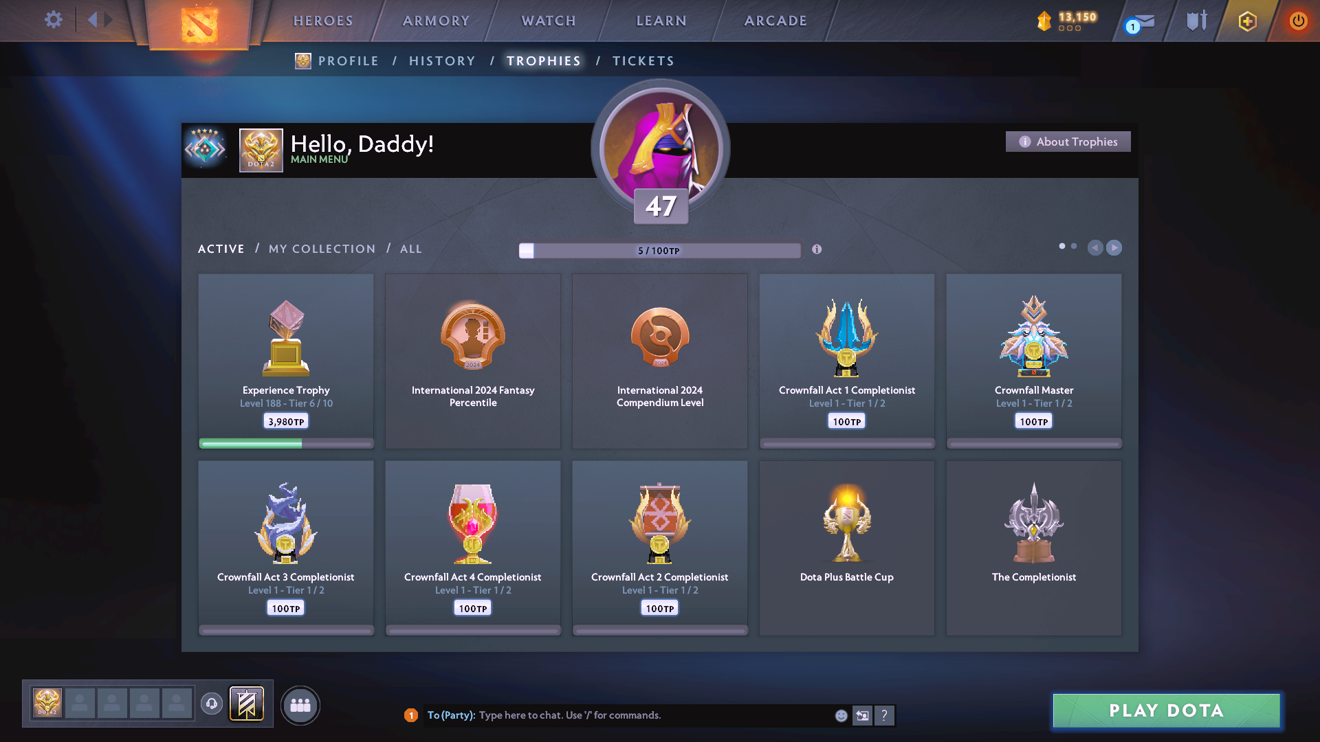 Crusader V | MMR: 2195 - Behavior: 11723 - Communication: 11723