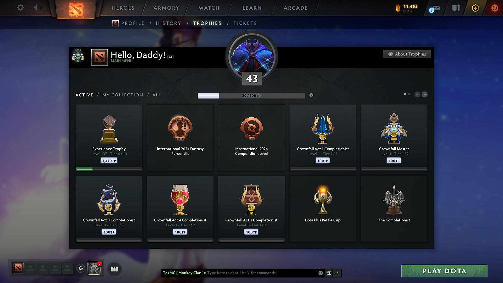 Archon III | MMR: 2648 - Behavior: 11168 - Communication: 11168