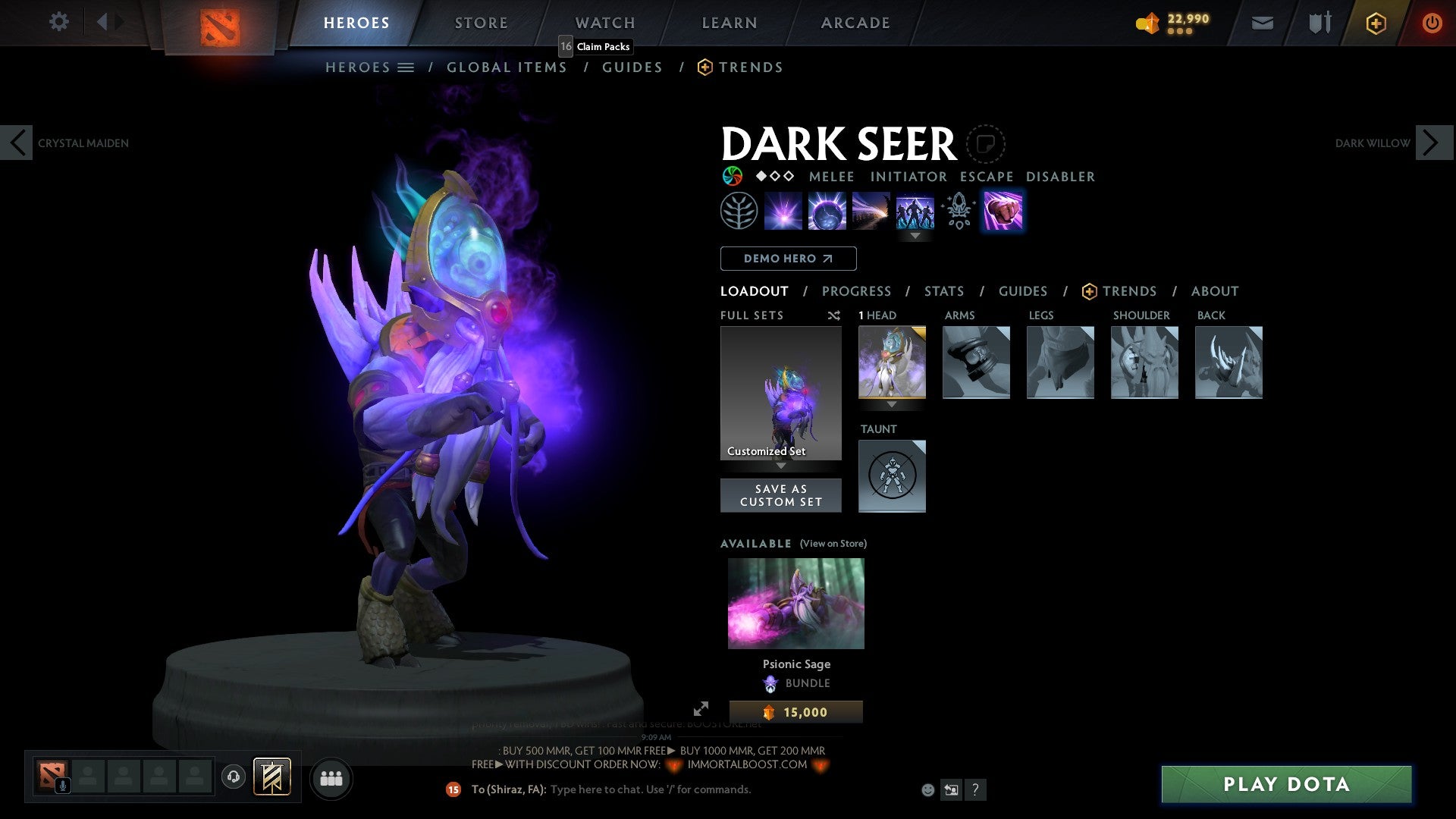 Ancient IV | MMR: 4400 - Behavior: 9835