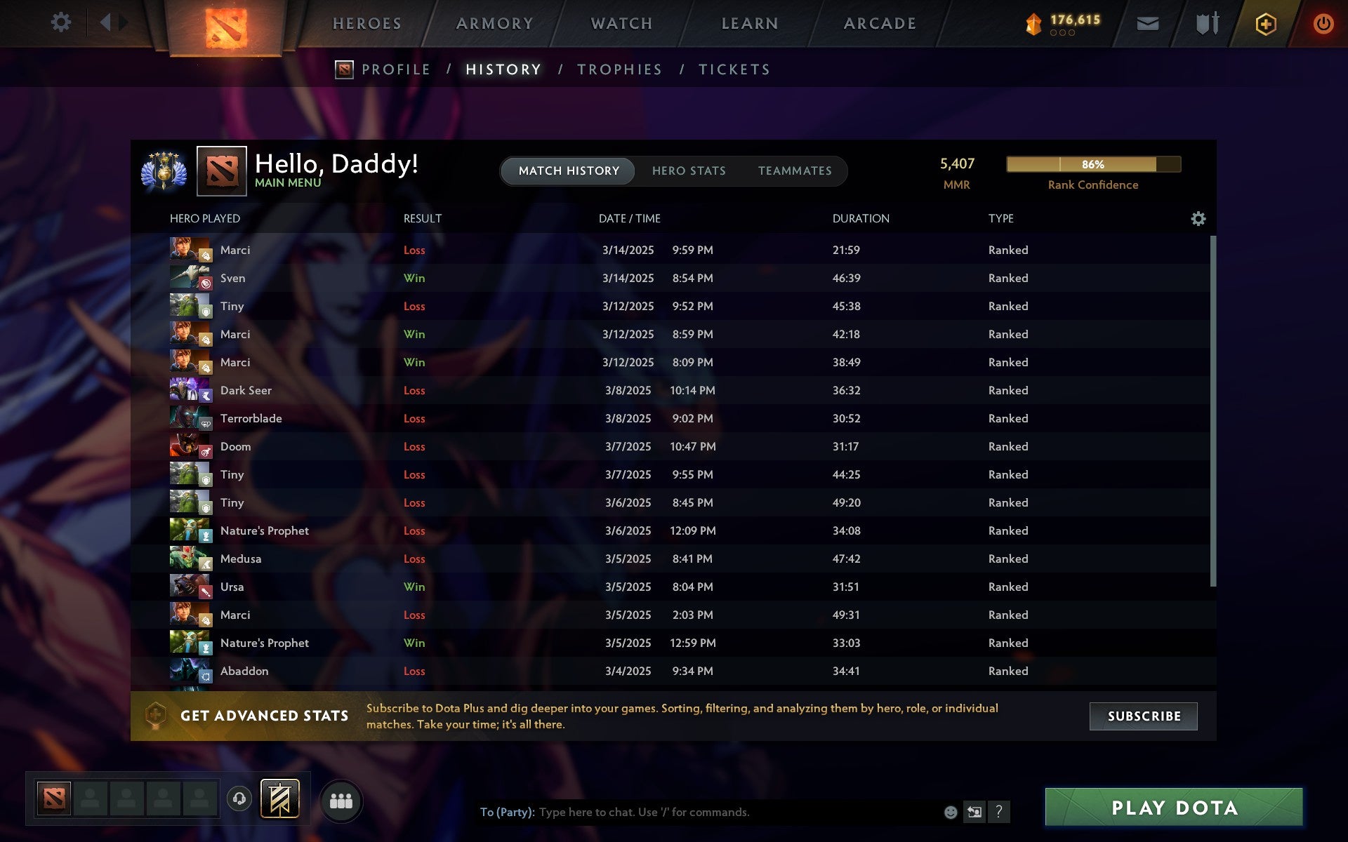 MMR: 5407 - Behavior: 12000