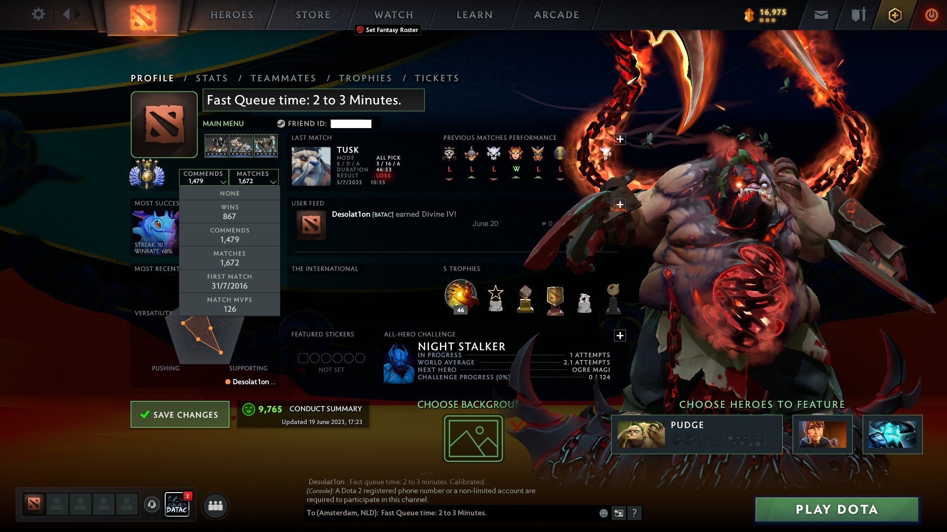 Divine IV | MMR: 5126 - Behavior: 9765