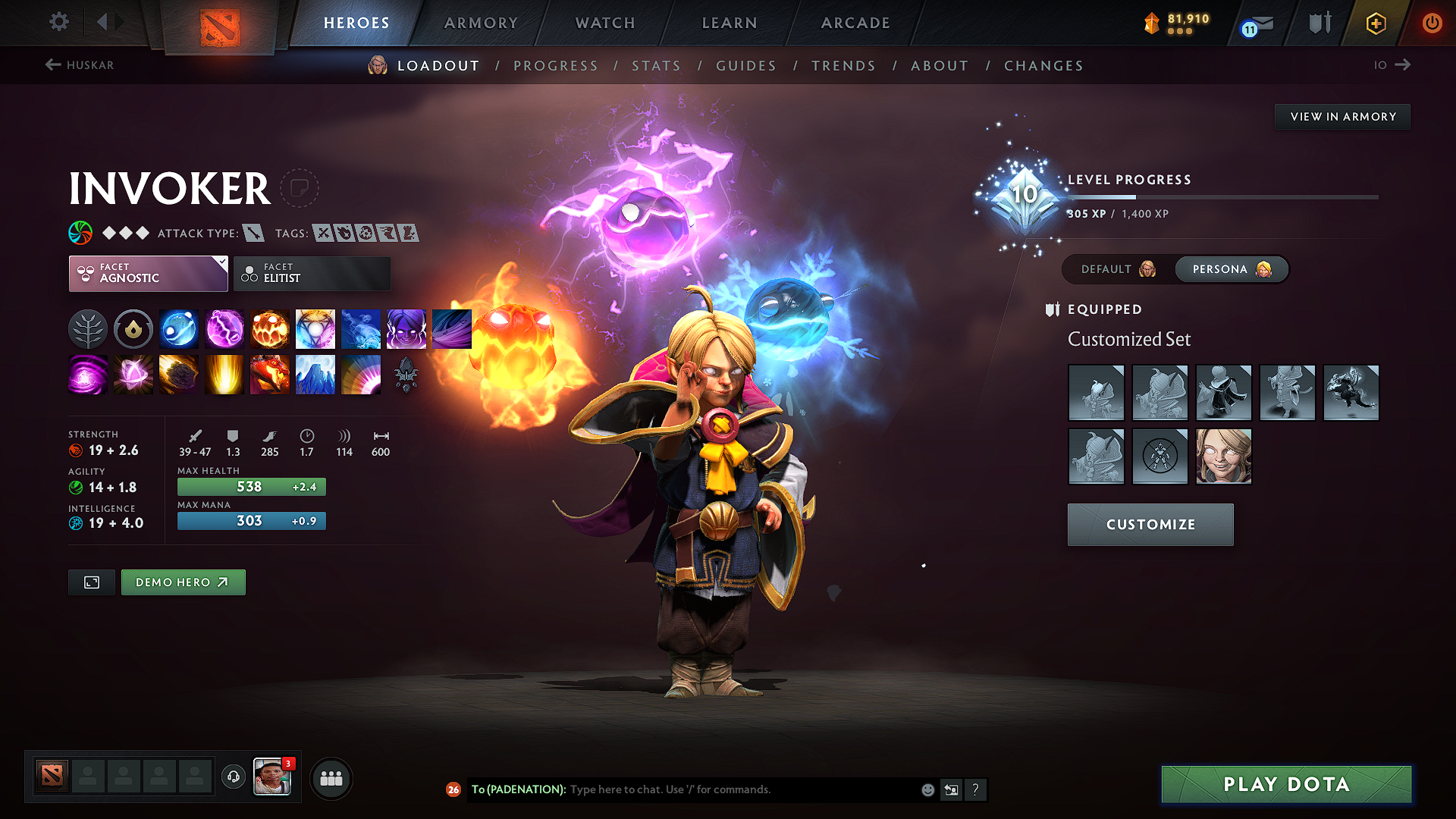 Legend I | MMR: 3100 - Behavior: 11914 - Communication: 11914