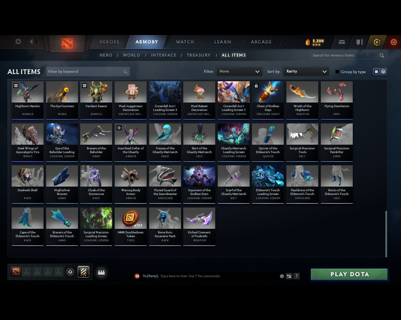 Legend V | MMR: 3712 - Behavior: 9342 - Communication: 9342