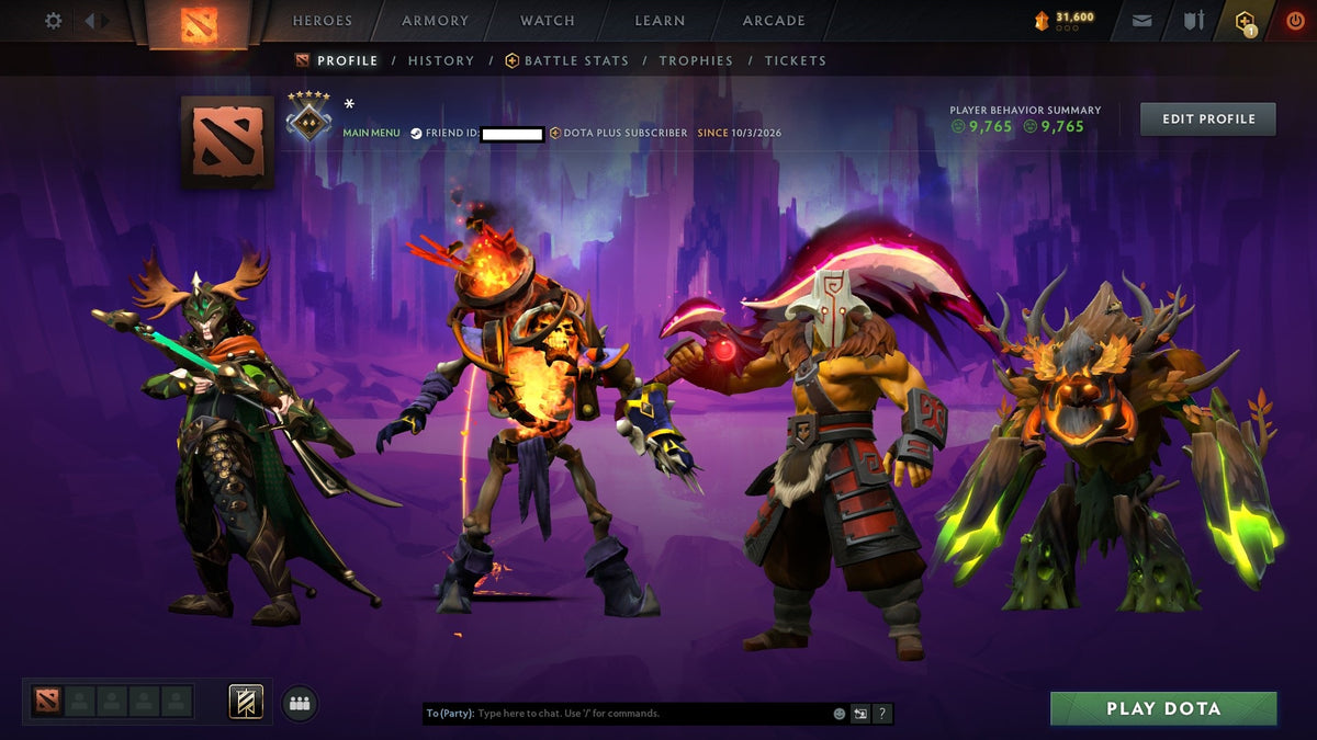 MMR: 1364 - Behavior: 9765