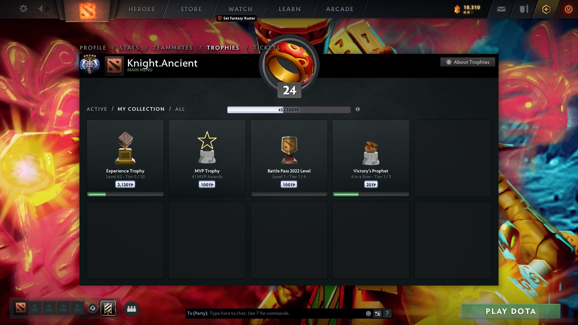 Ancient V | MMR: 4438 - Behavior: 10000