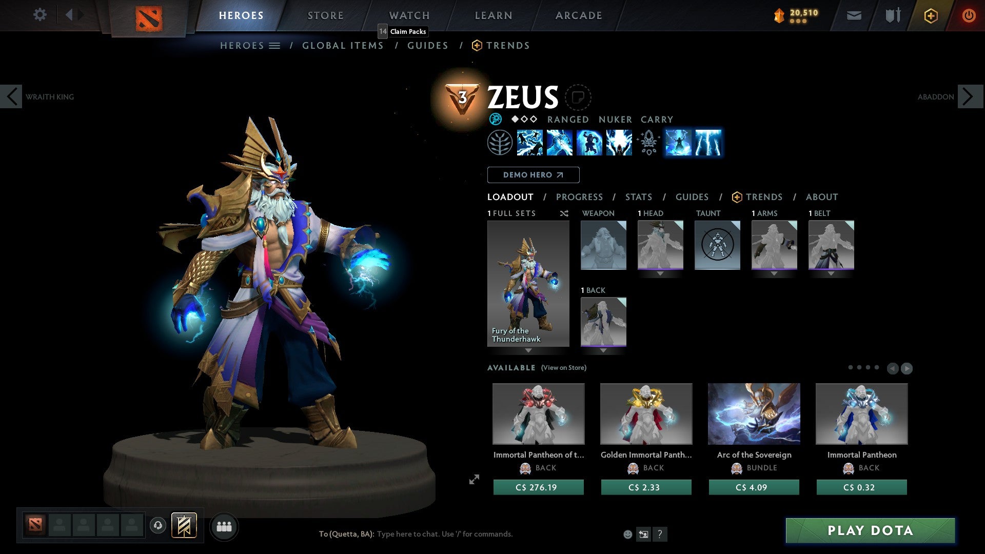 Immortel | MMR : 5640 - Comportement : 9630