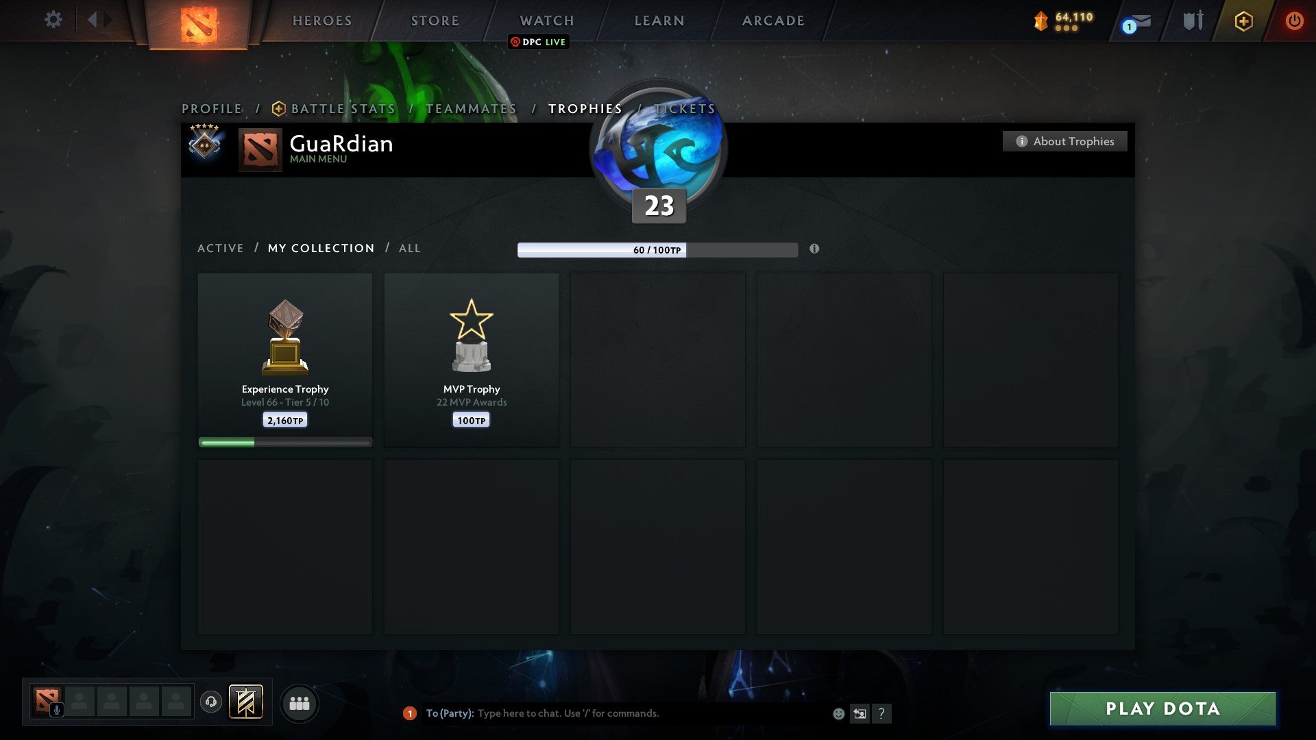 Guardian IV | MMR: 1405 - Behavior: 10000