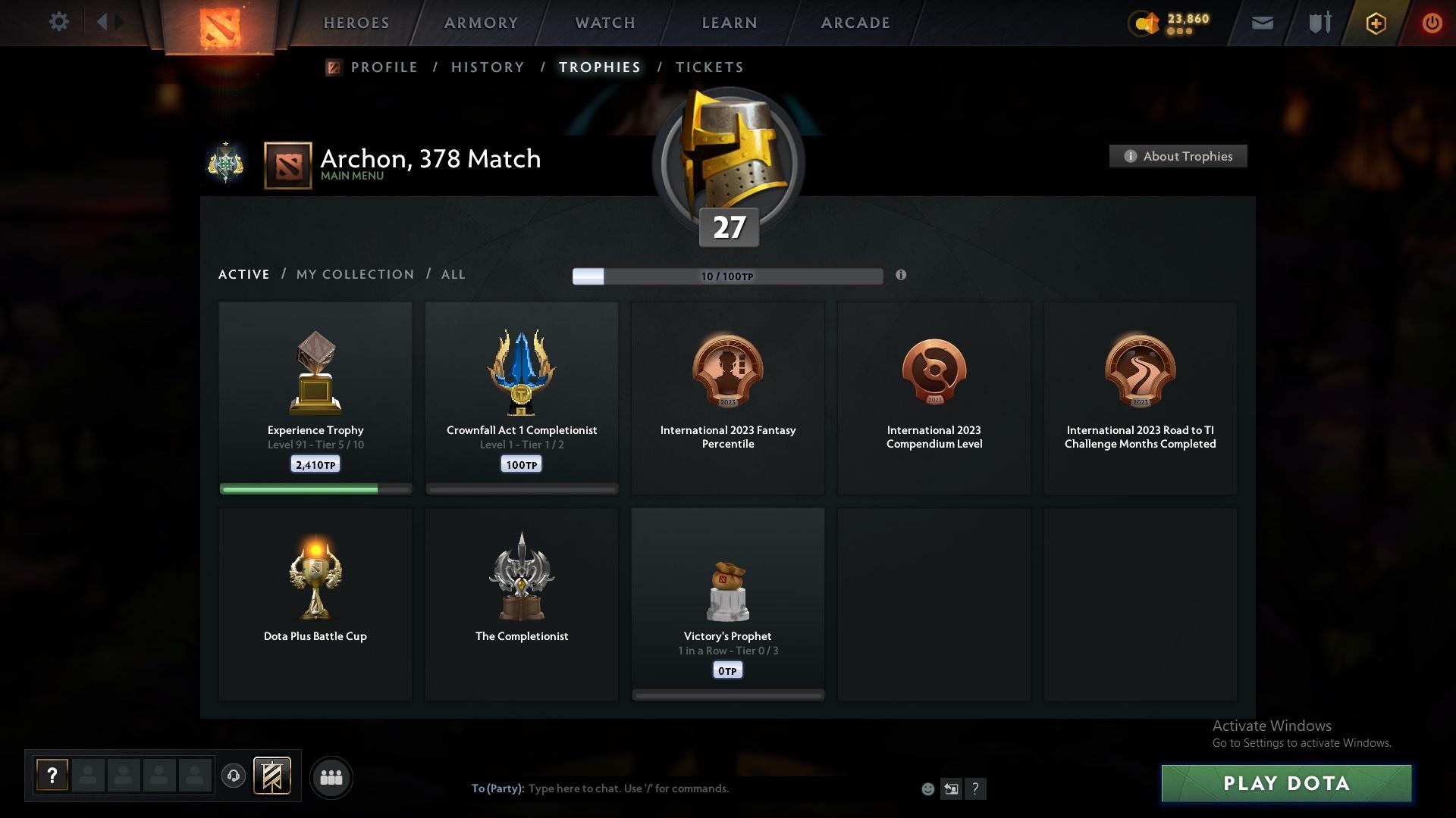 Archon I | MMR: 2310 - Behavior: 11207 - Communication: 11207