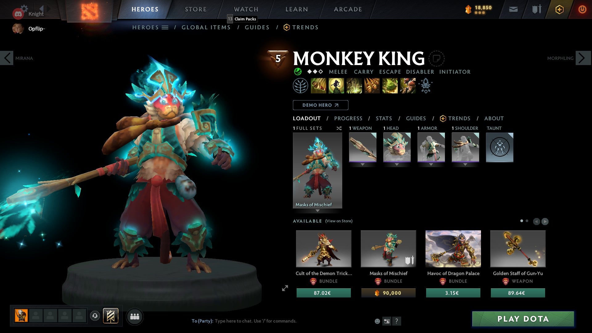 Herald I | MMR: 110 - Behavior: 9465