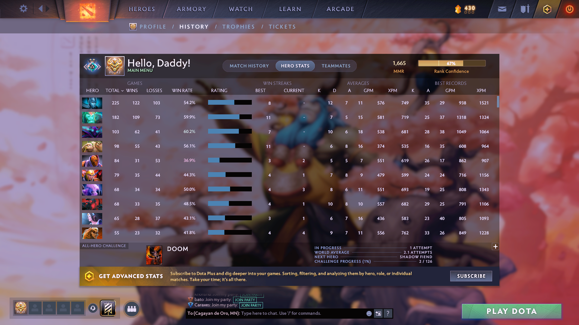 Crusader II | MMR: 1665 - Behavior: 11118 - Communication: 9702