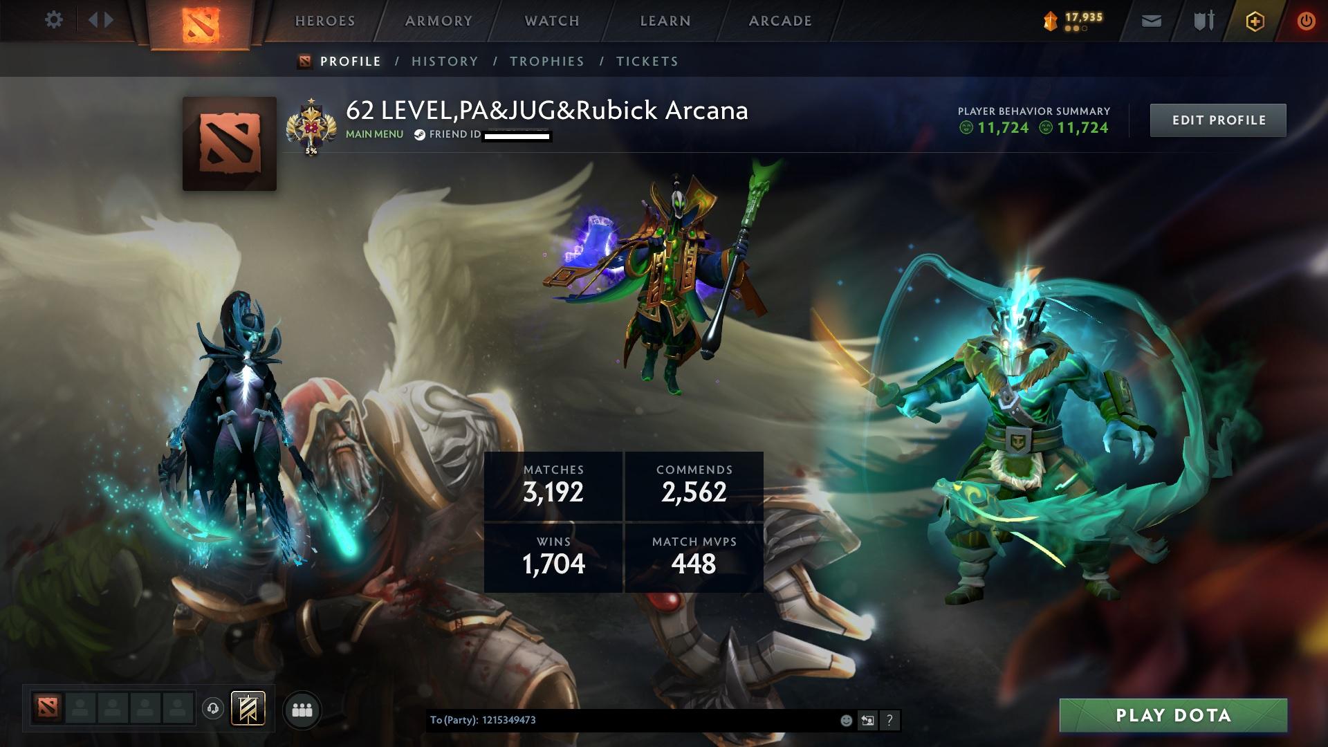 Legend I | MMR: 3089 - Behavior: 11724 - Communication: 11724